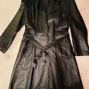 1960’s Black Leather Coat